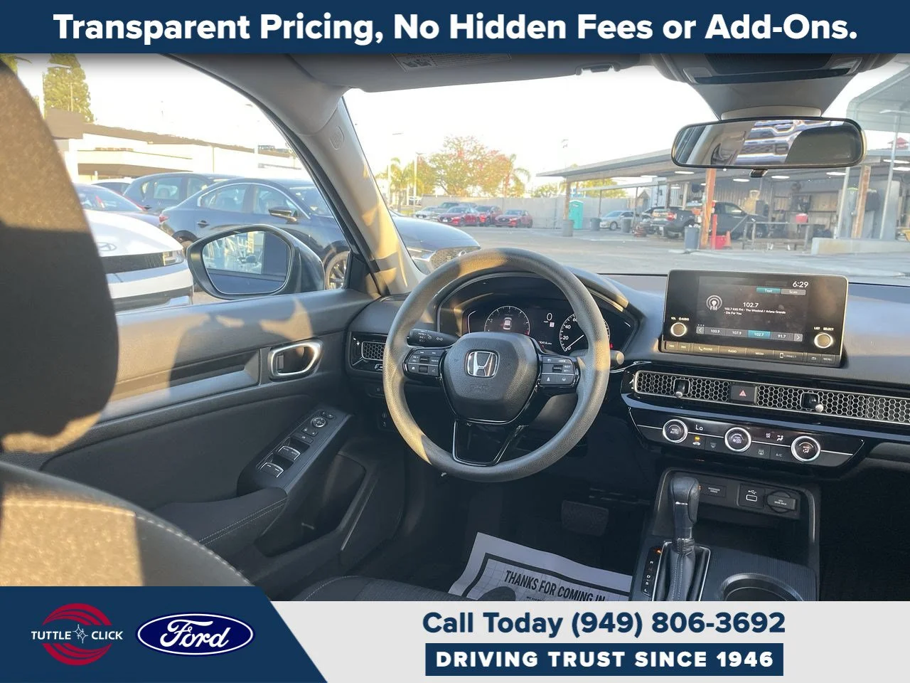 Used 2024 Gray Honda LX image 5