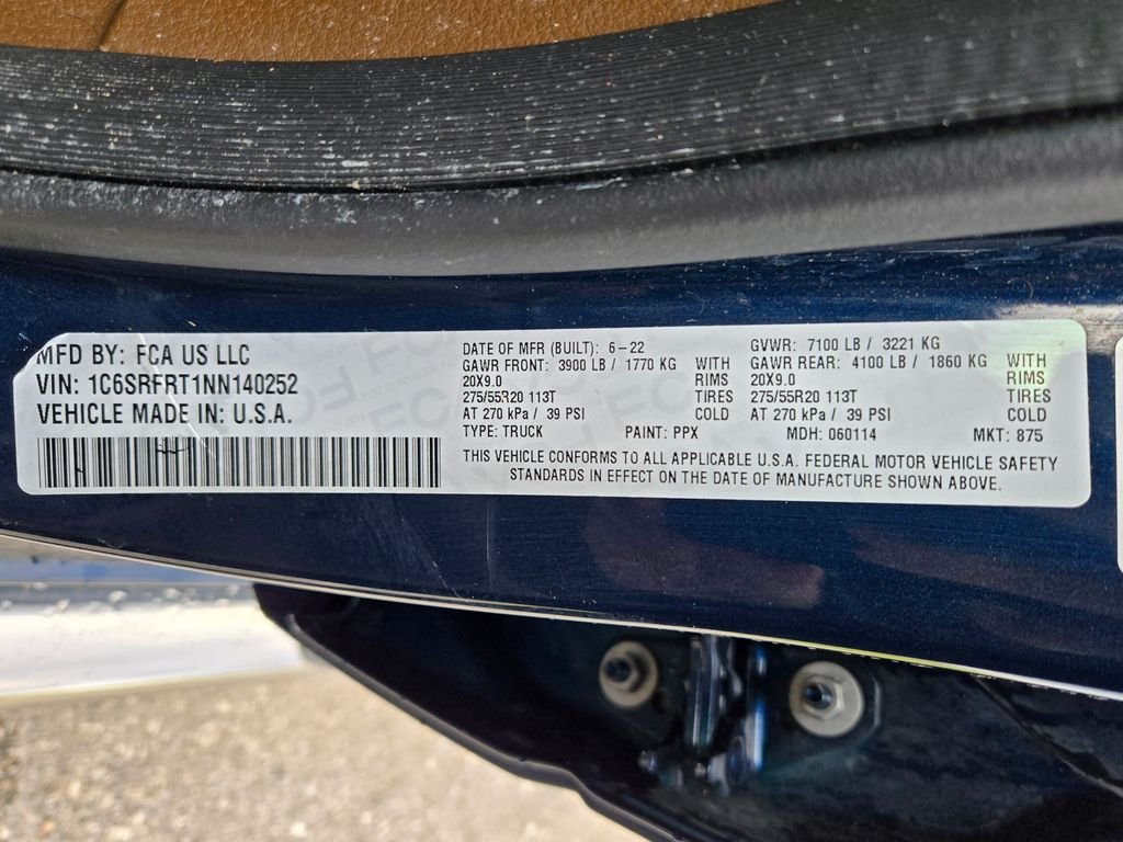 Used 2022 Blue Ram Laramie image 34