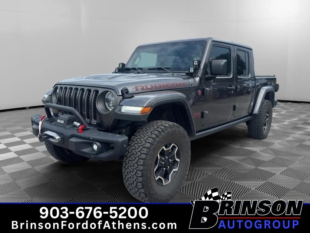 Certified Used 2020 Granite Crystal Metallic Clearcoat Jeep Rubicon image 1