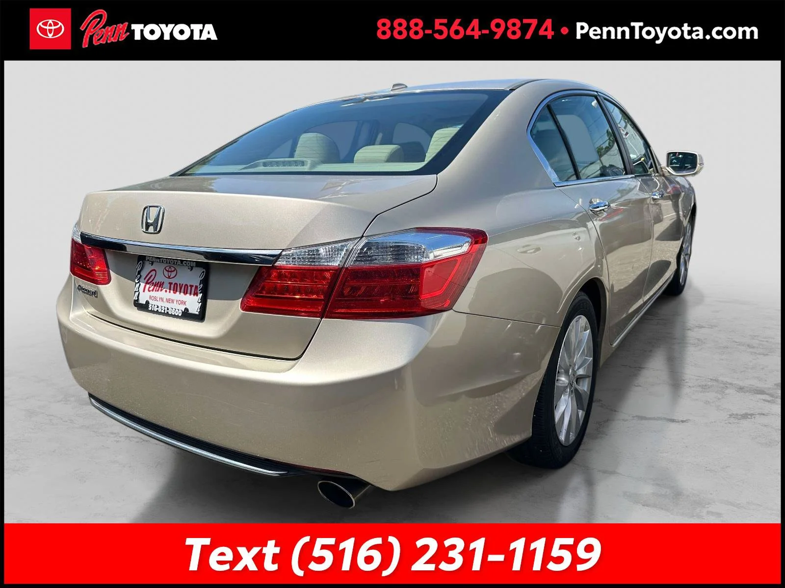 Used 2013 Honda Accord EX-L with VIN 1HGCR2F82DA169532 for sale in Greenvale, NY