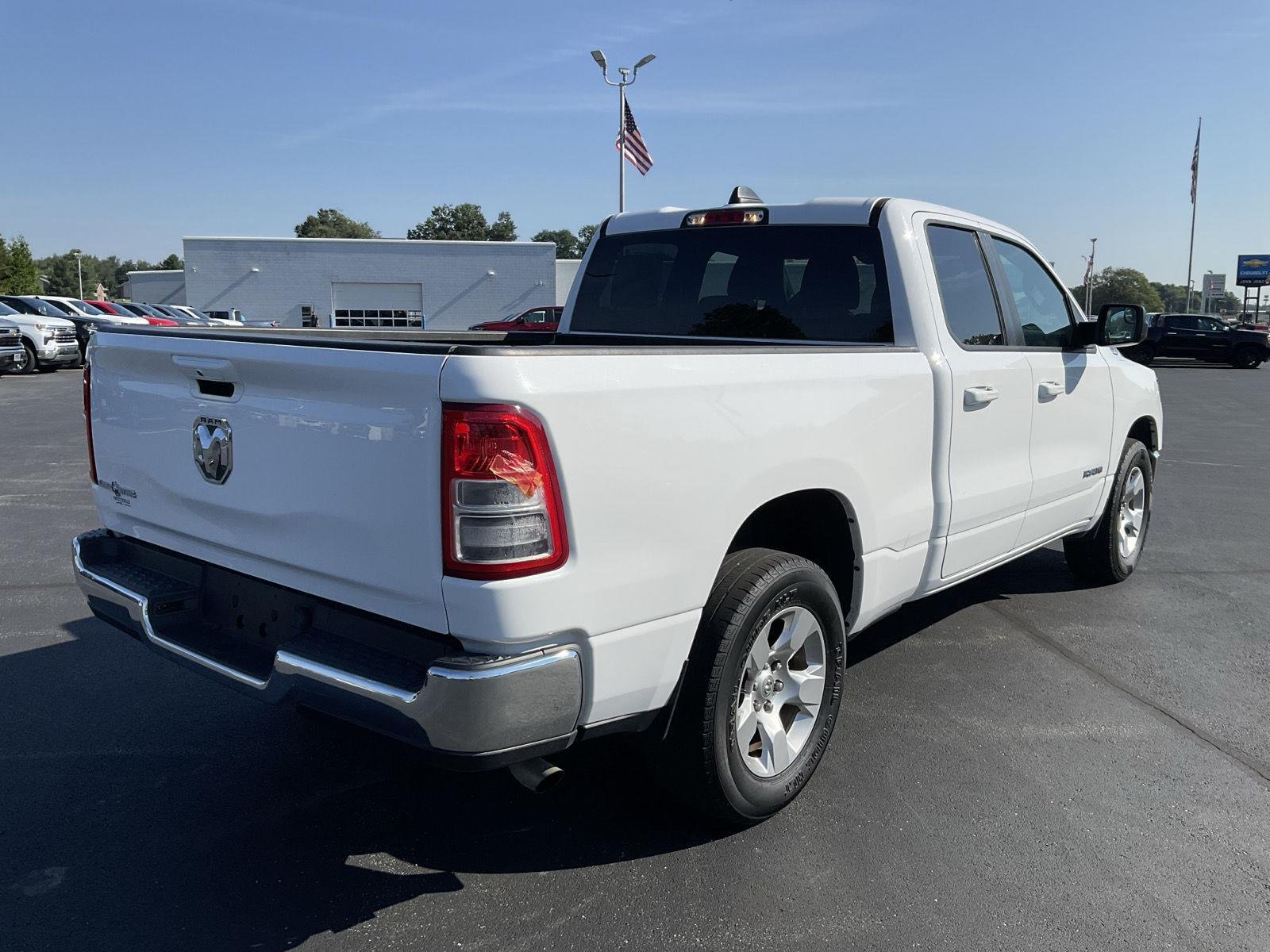 Used 2022 Bright White Clearcoat Ram Lone Star image 6