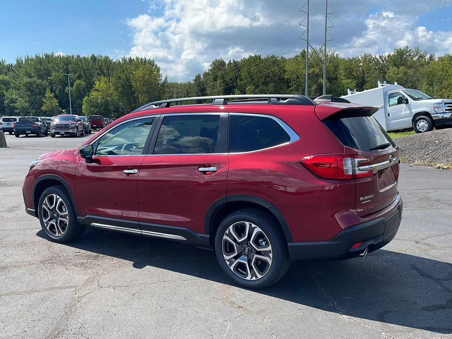 New 2026 Crimson Red Pearl Subaru Touring image 3