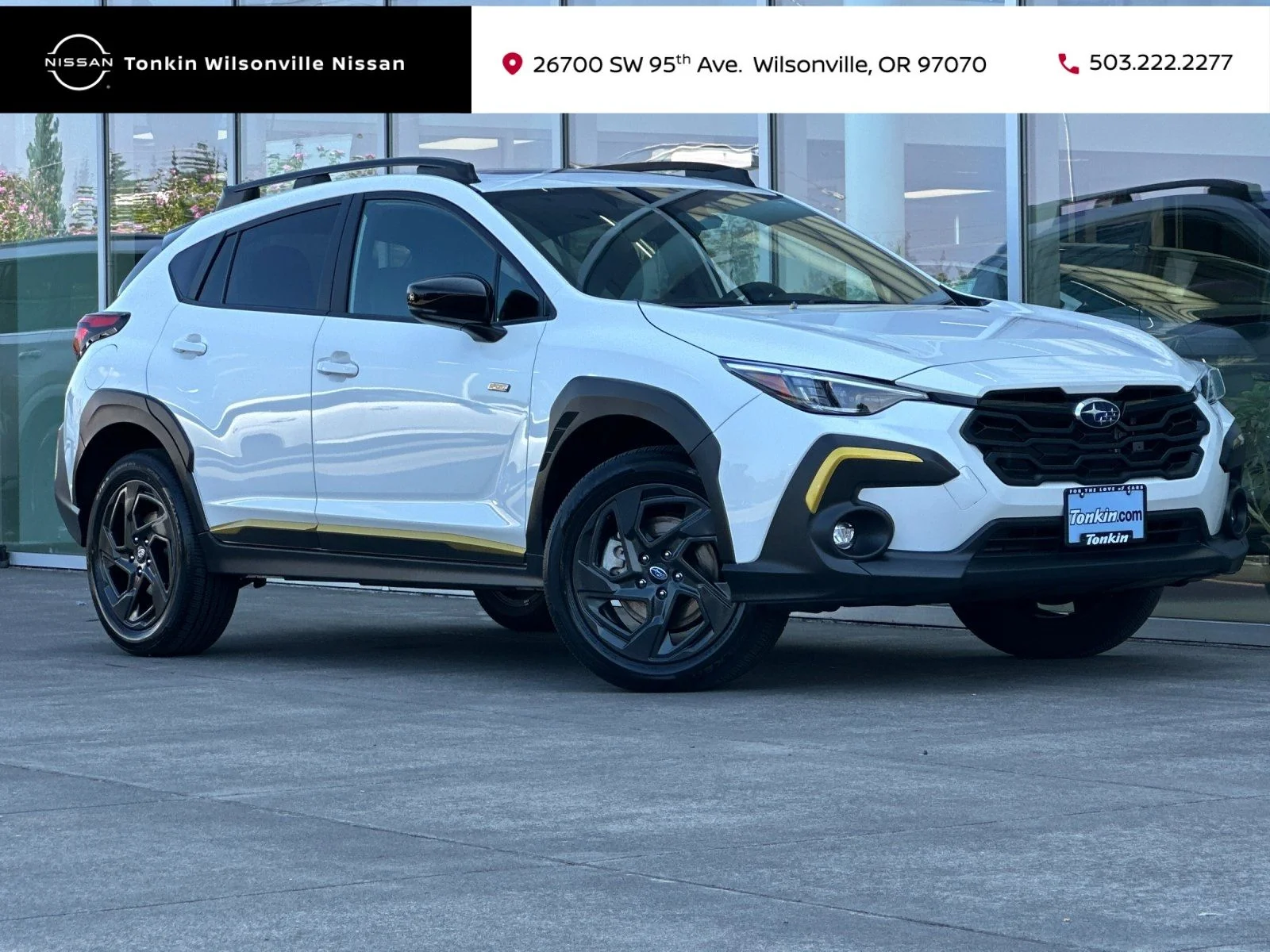 Used 2024 Crystal White Pearl Subaru Sport image 1