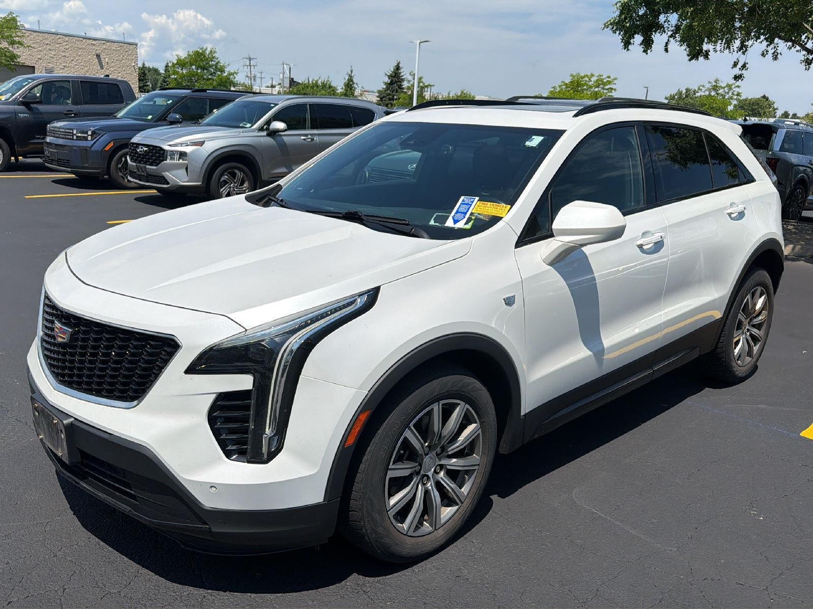 Used 2020 Crystal White Tricoat Cadillac AWD Sport image 2