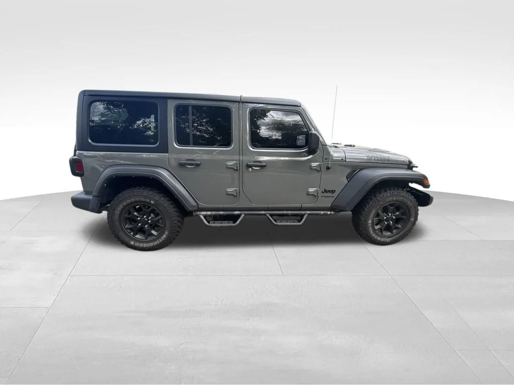 Used 2022 Gray Jeep Unlimited Willys image 8