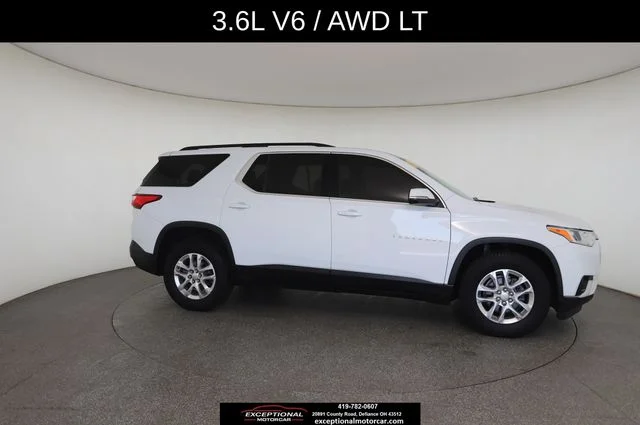 Used 2021 White Chevrolet 3LT W/Leather image 24
