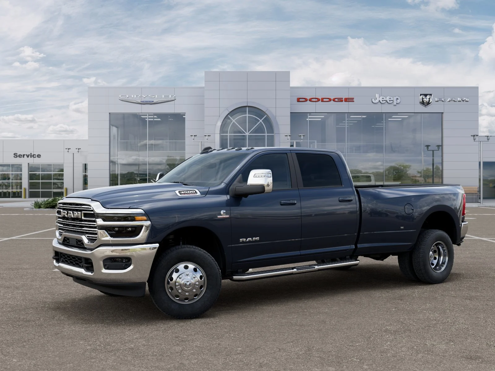 New 2026 Forged Blue Metallic Exterior Paint RAM Laramie image 11