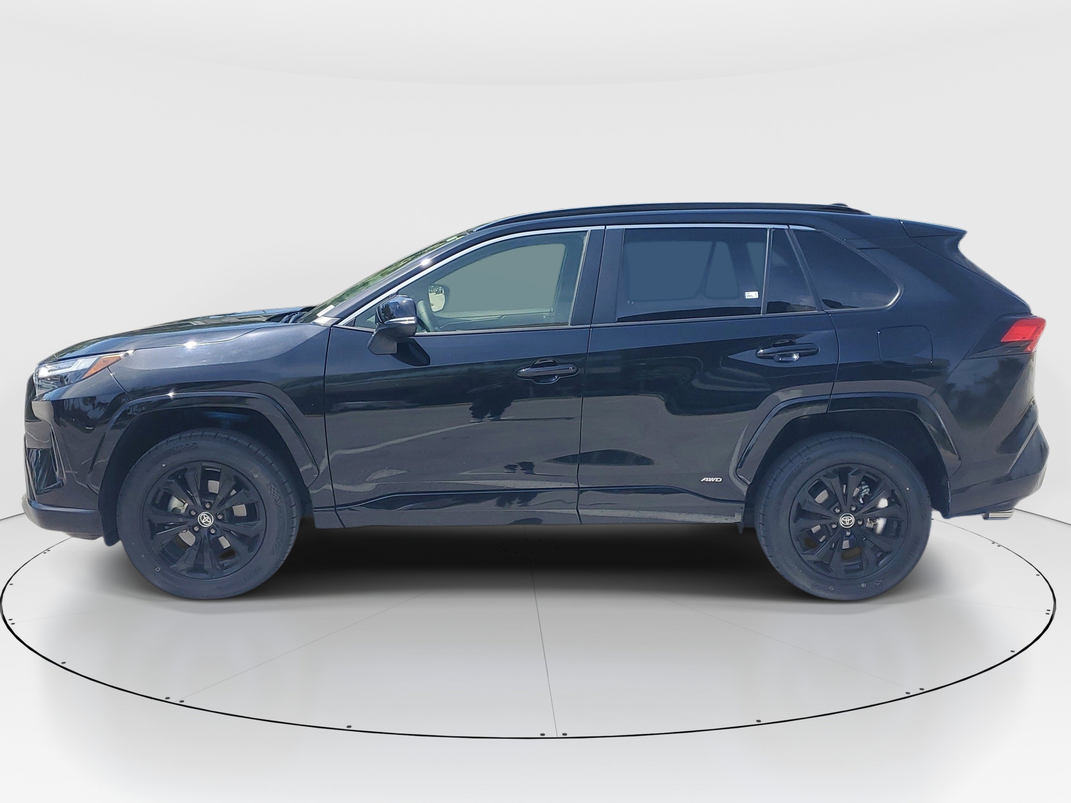 Used 2024 Midnight Black Metallic Toyota Hybrid SE image 6