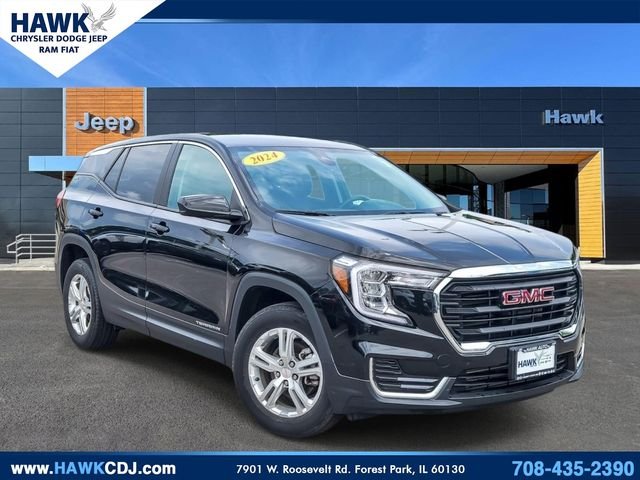 Used 2024 Black GMC SLE image 1