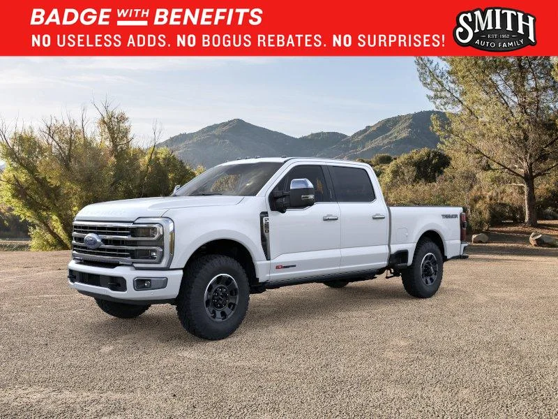 New 2026 Star White Metallic Tri-Coat Ford F-250® Platinum® image 1