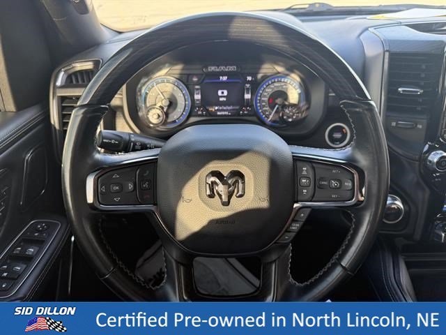 Used 2022 Diamond Black Crystal Pearlcoat Ram Limited image 14