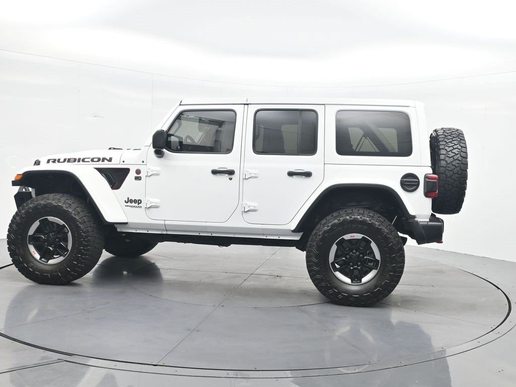 Used 2020 Bright White Clearcoat Jeep Rubicon image 8