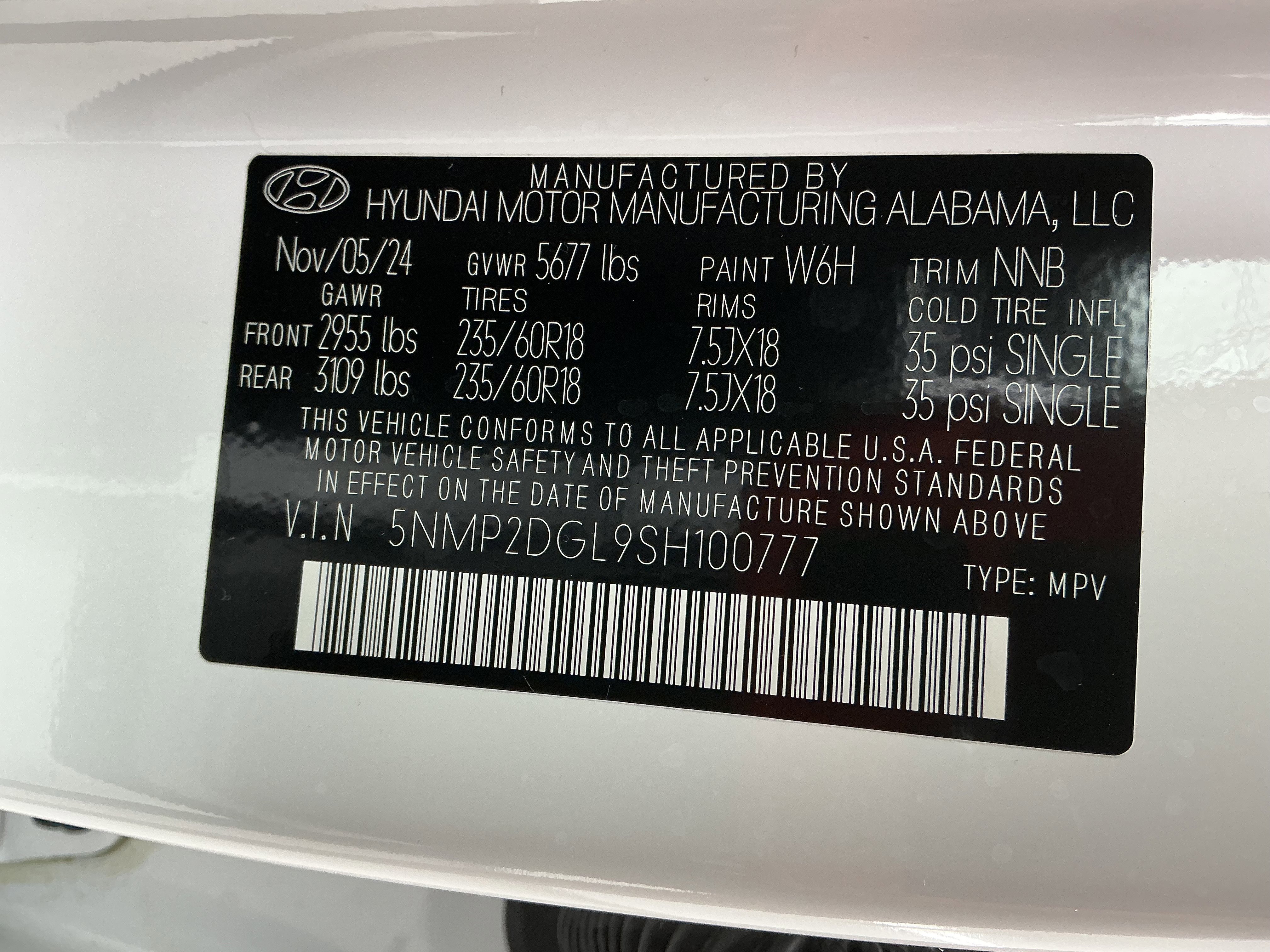 Used 2025 Serenity White Hyundai SEL image 15