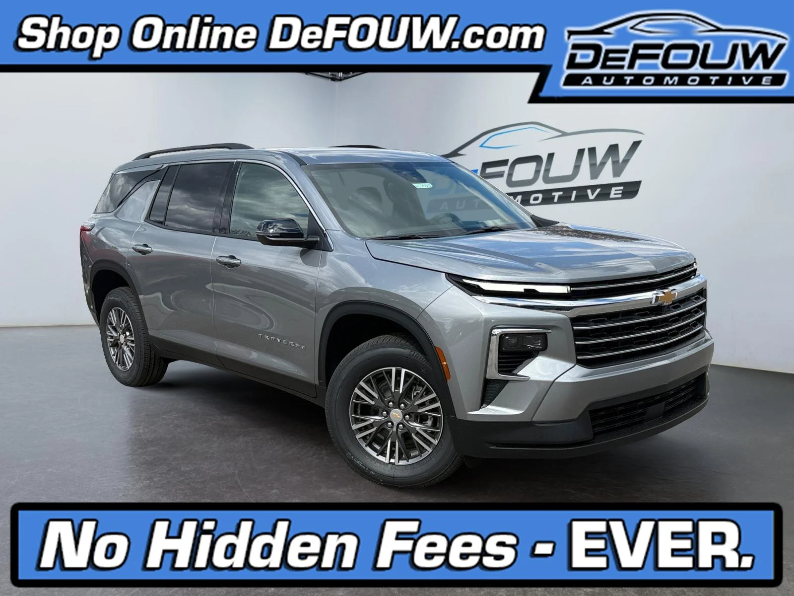 New 2026 Sterling Gray Metallic Chevrolet LT image 1