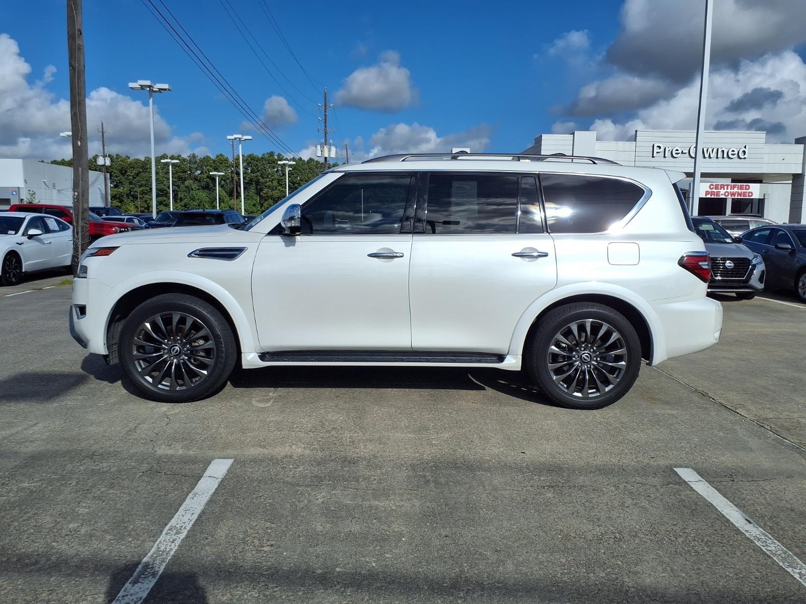 2022 Nissan Armada Platinum White at Price LeBlanc Nissan