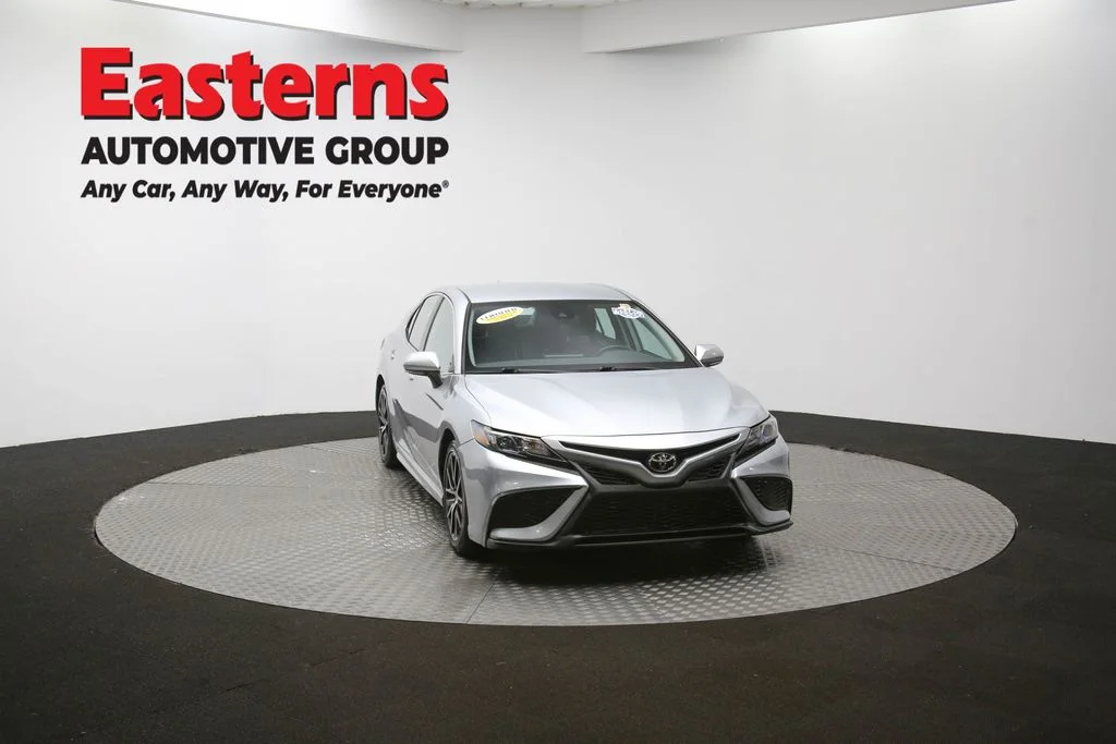 Used 2022 Silver Toyota SE image 47