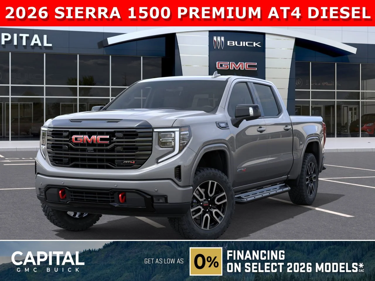 New 2026 STERLING METALLIC GMC AT4 image 1