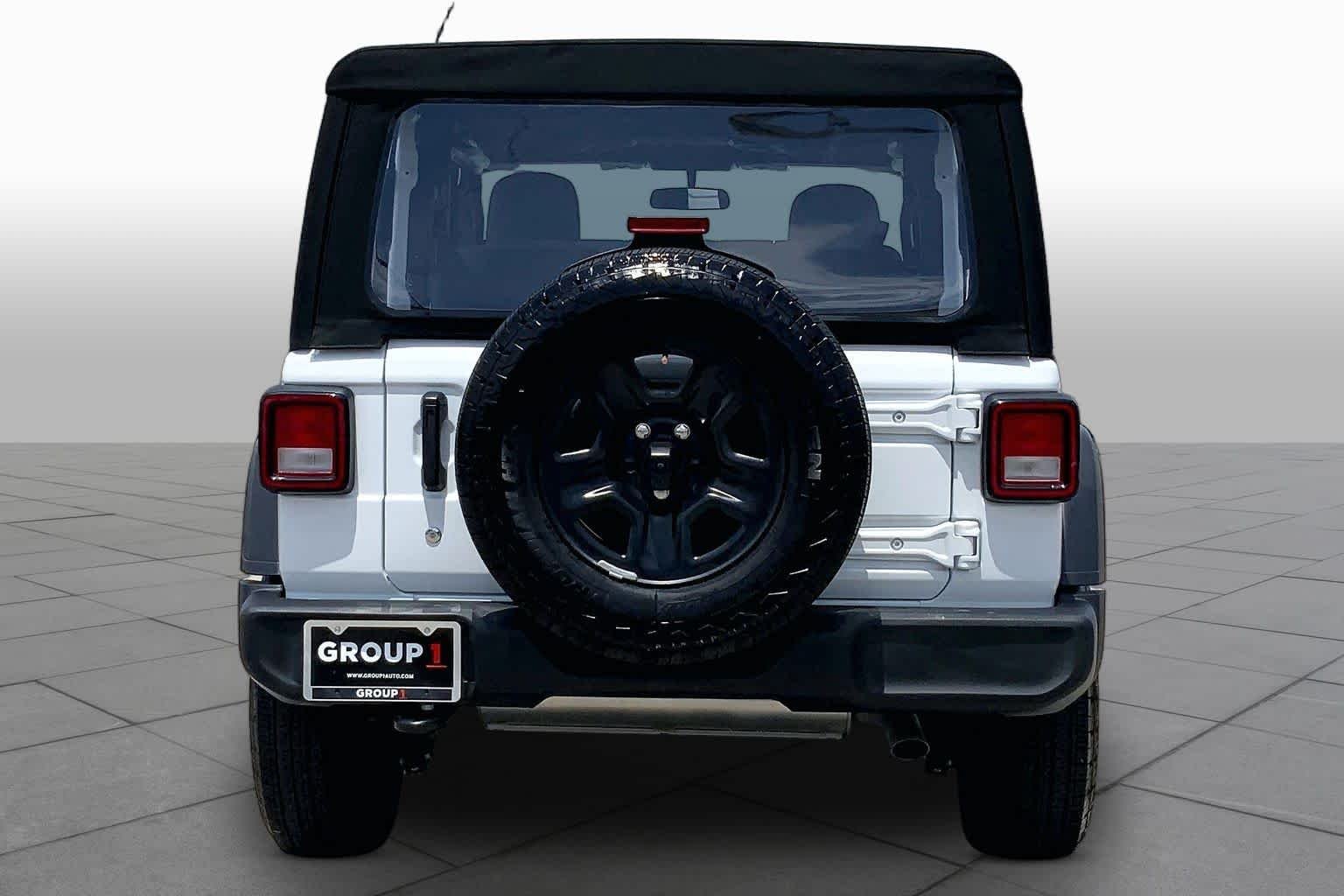 Used 2024 Bright White Clearcoat Jeep Sport image 5
