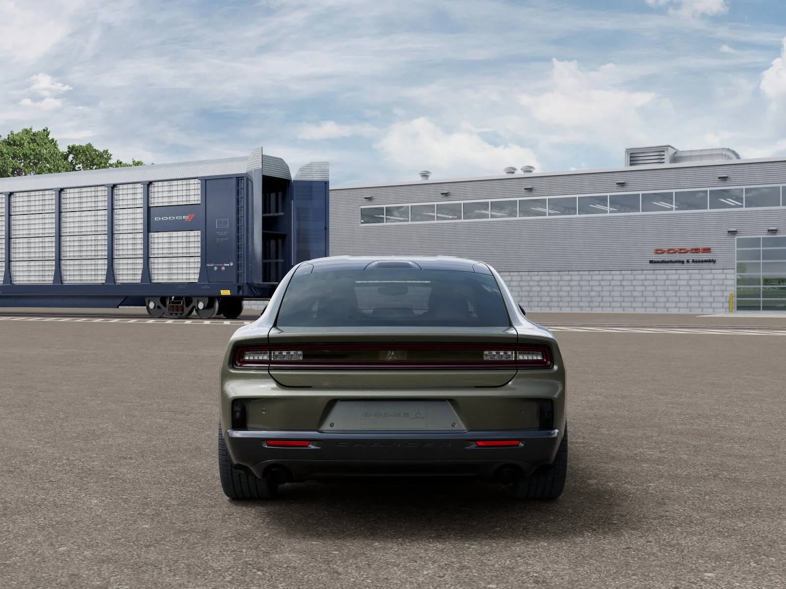 New 2026 Green Machine Exterior Paint Dodge R/T image 8