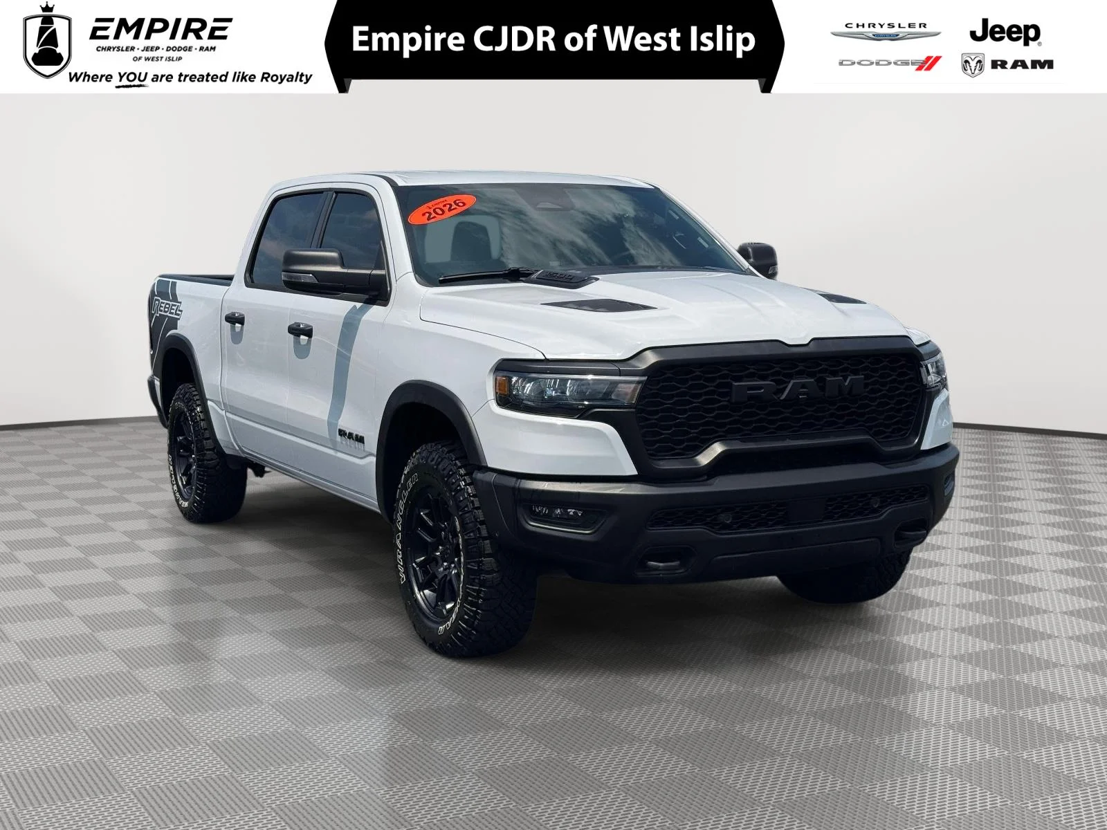 Used 2026 Bright White Clearcoat RAM Rebel Crew Cab 4x4 57