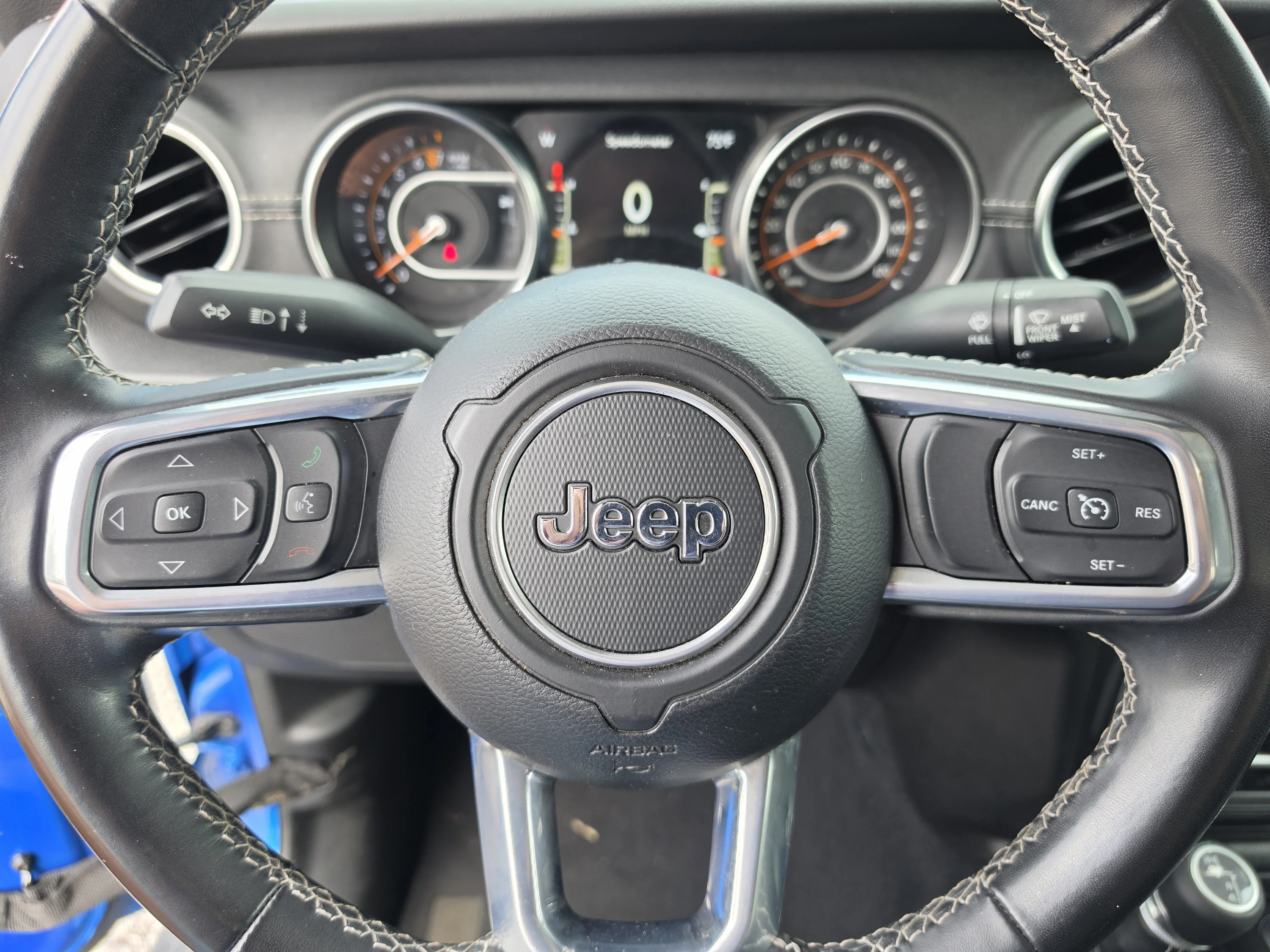 Used 2021 Hydro Blue Pearlcoat Jeep Overland image 34