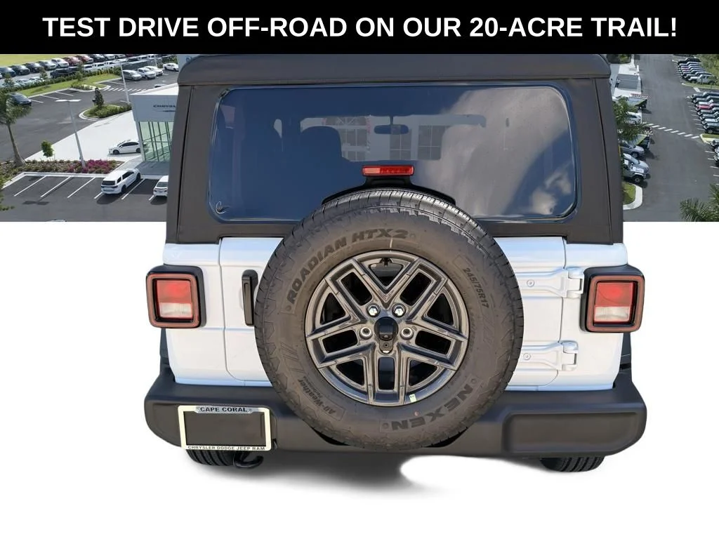 New 2026 Bright White Clear-Coat Exterior Paint Jeep Sport image 5
