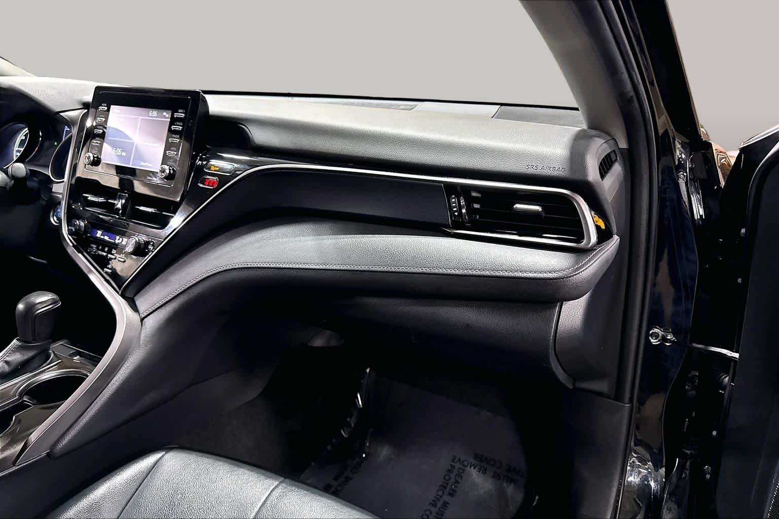 Used 2024 Midnight Black Metallic Toyota Hybrid SE Nightshade image 19
