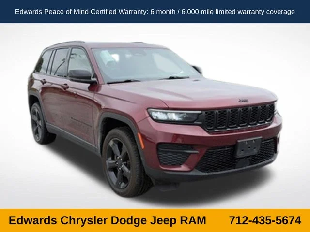 Certified Used 2023 Red Jeep Altitude X image 1