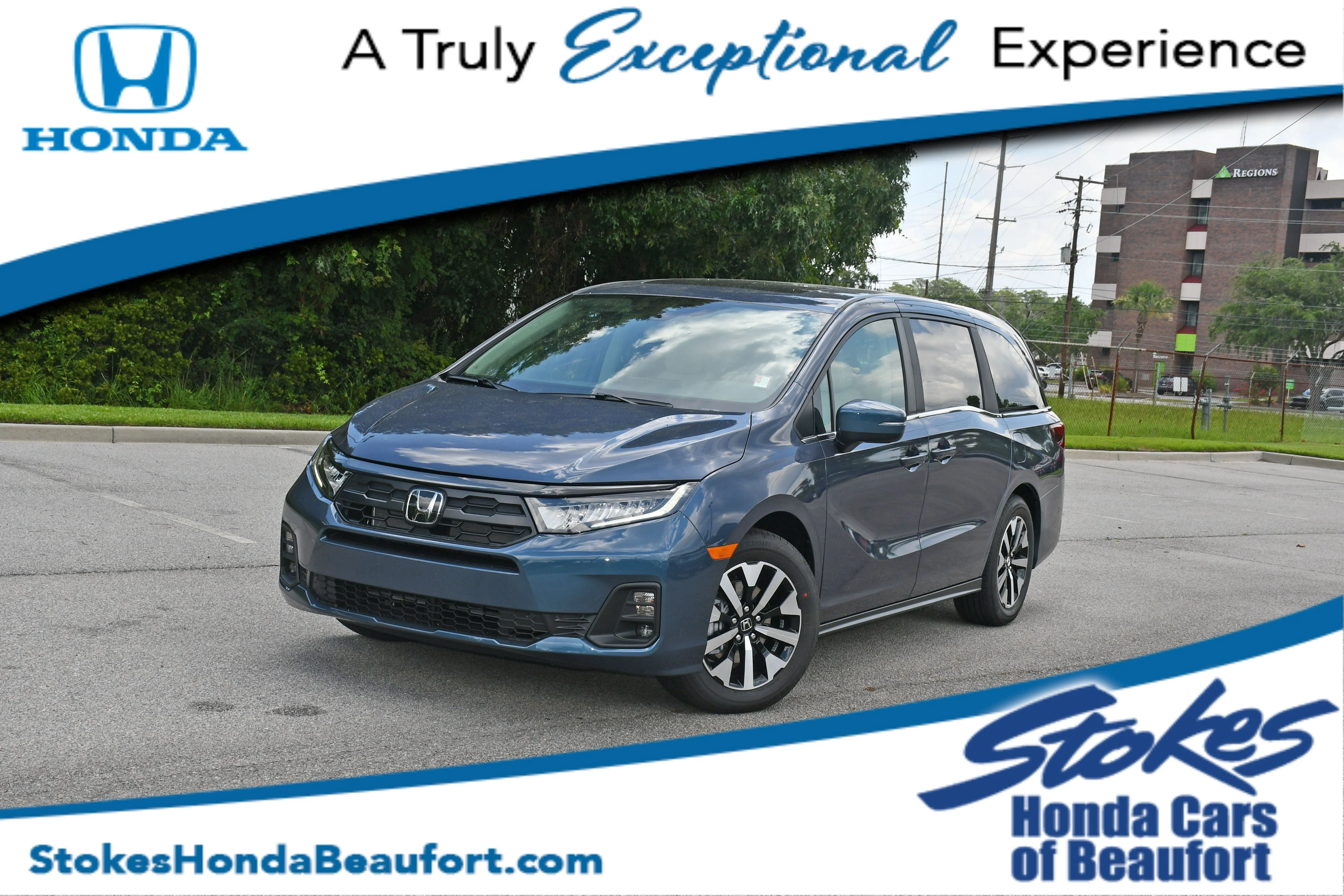 New 2026 Smoke Blue Pearl Honda EX-L image 1