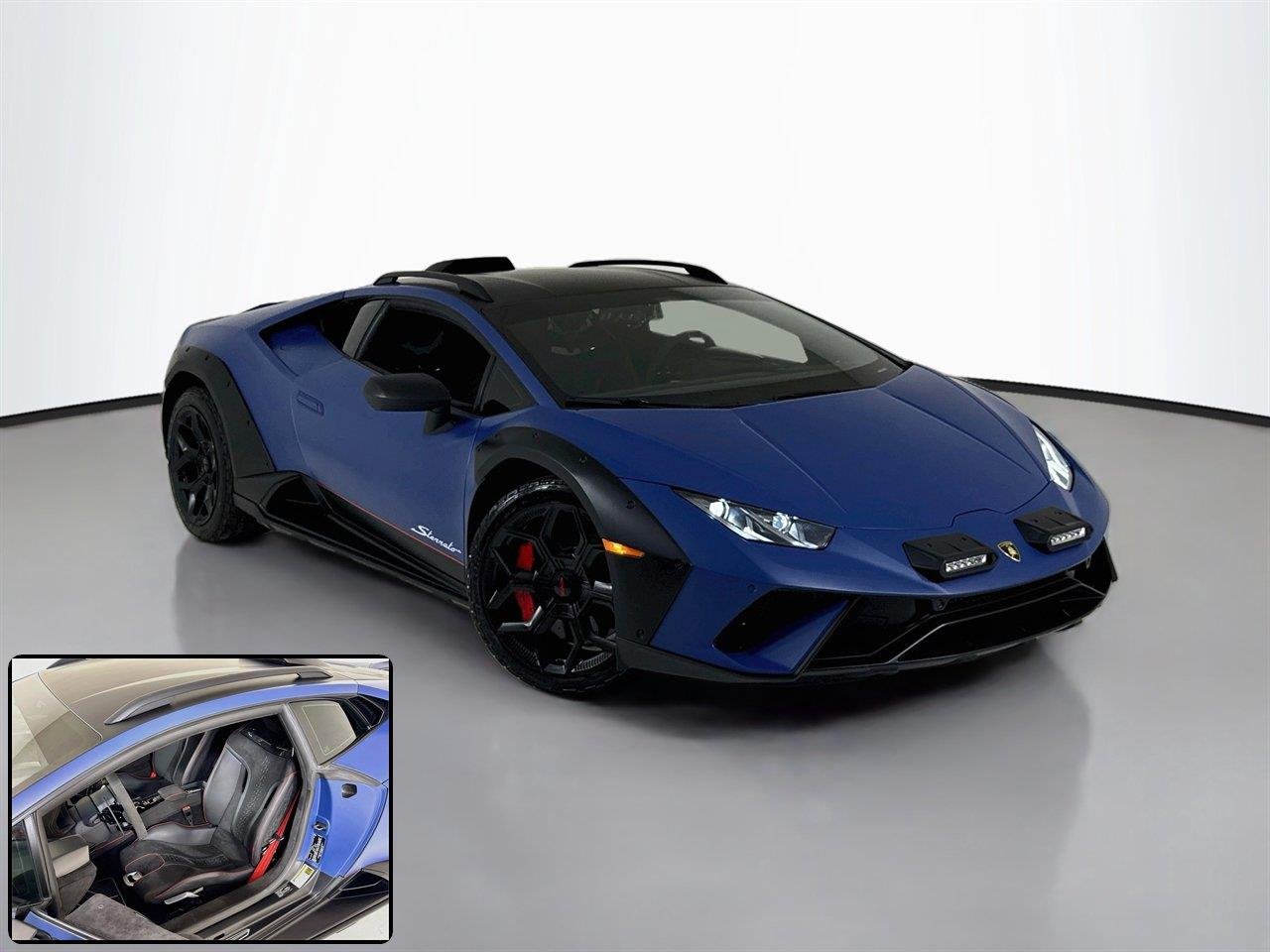 Used 2023 Blu Grifo Matte Lamborghini COUPE  | BOOST LOGIC TT KIT image 2