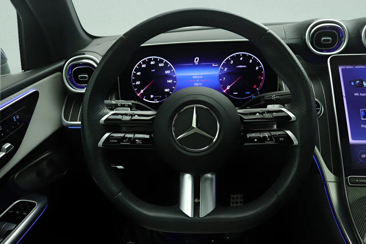 Certified Used 2023 Blue Mercedes-Benz 300 Sport Utility AMG® Line image 8