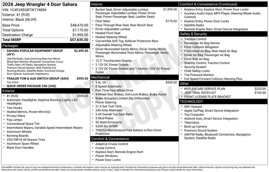 New 2026 41 Exterior Paint Jeep Sahara image 6
