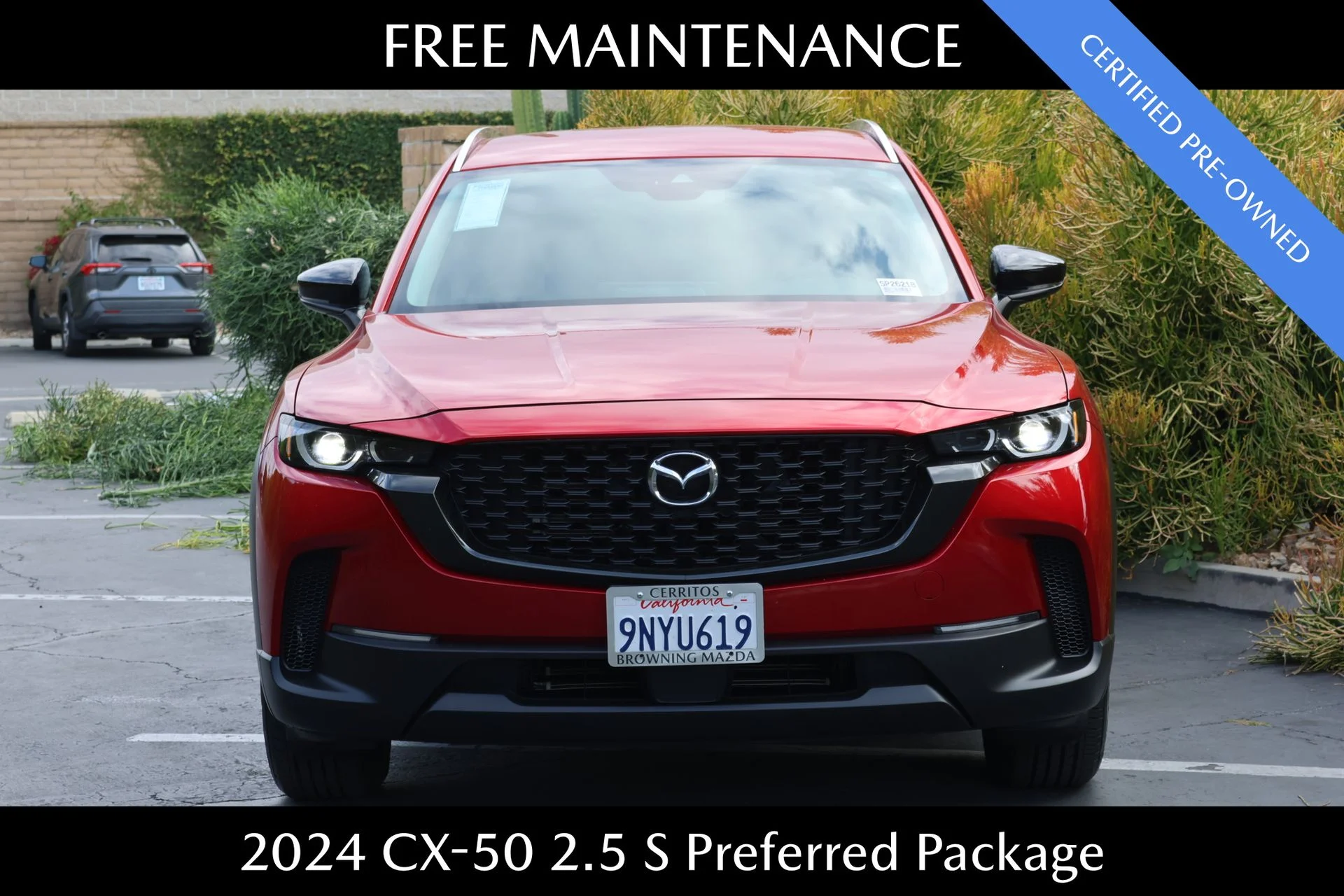 Certified Used 2024 Red Mazda 2.5 S Preferred Package image 3