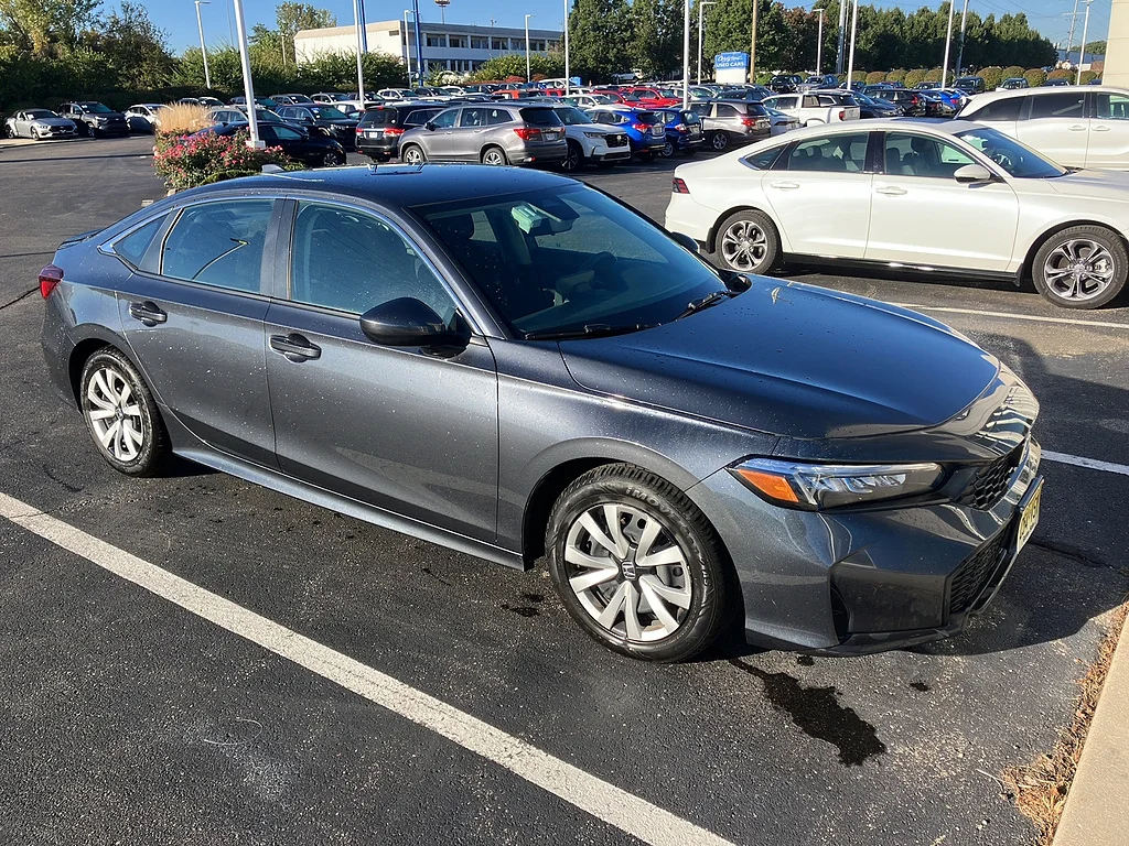 Certified Used 2025 Meteorite Gray Metallic Honda LX image 1