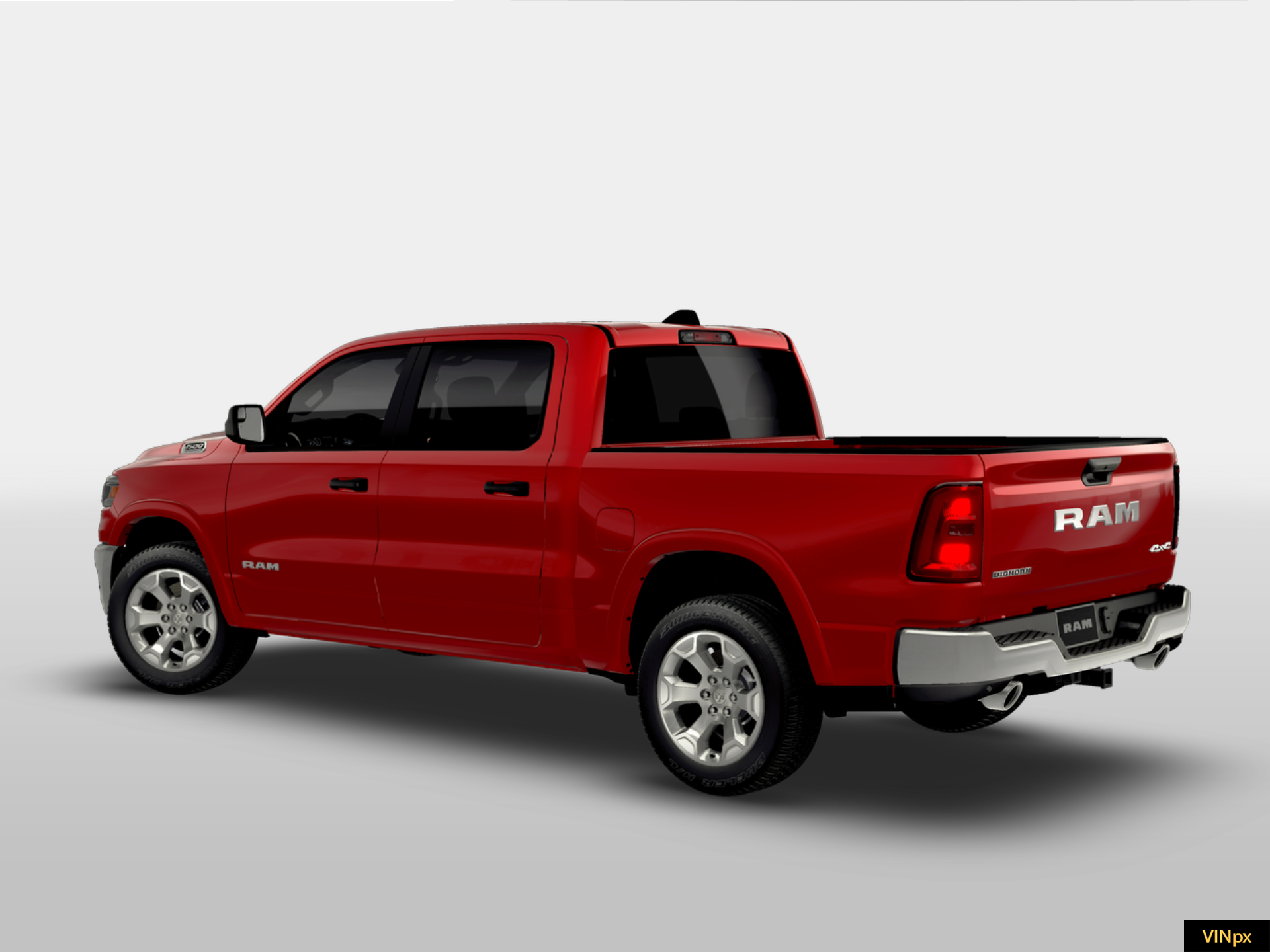 New 2026 Molten Red Pearl-Coat Exterior Paint RAM BIG HORN image 4