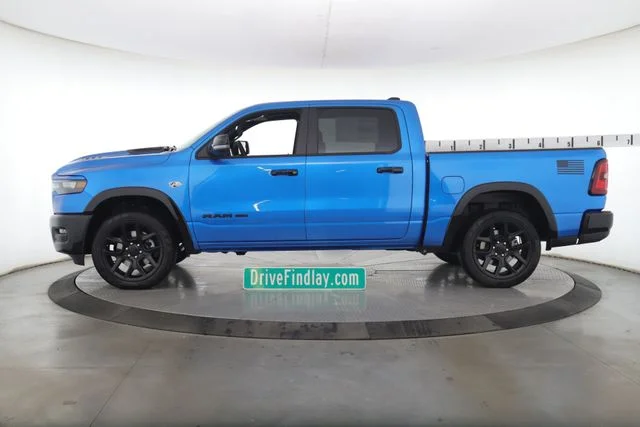 New 2026 Hydro Blue Pearl-Coat Exterior Paint RAM Laramie image 9