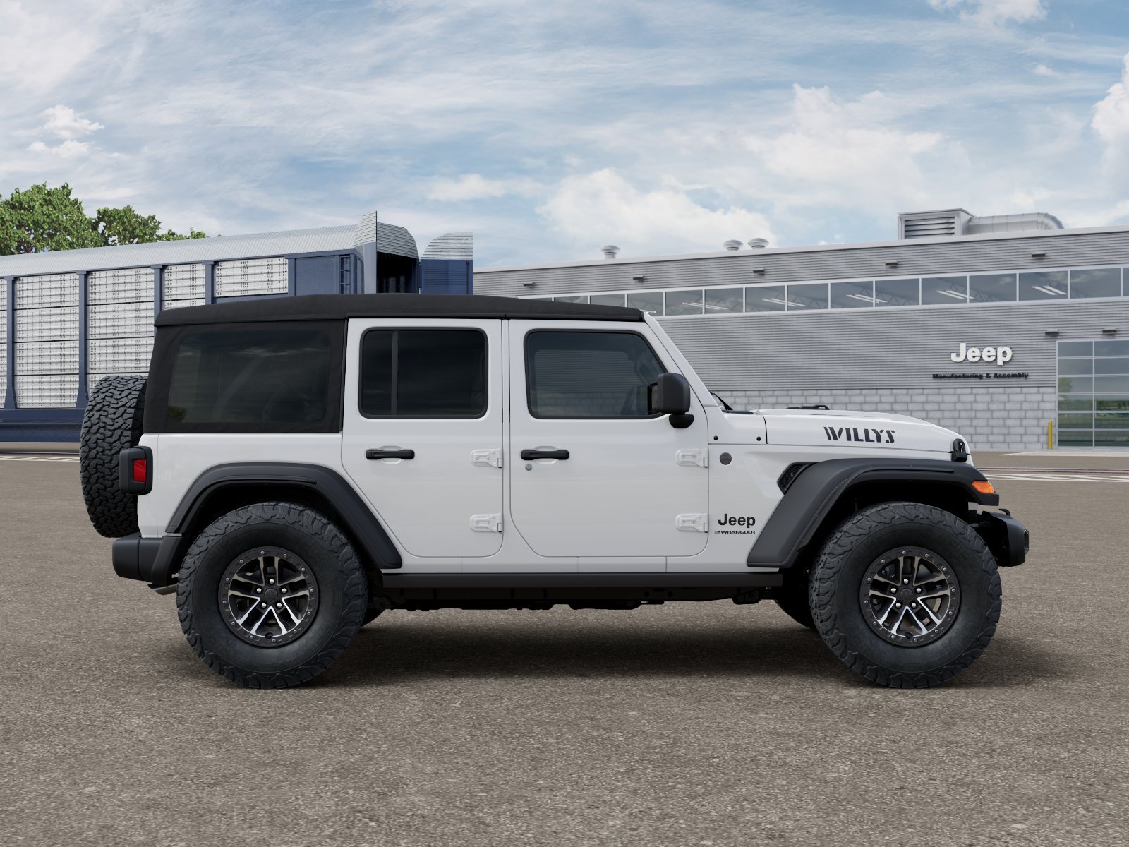 New 2026 Bright White Clear-Coat Exterior Paint Jeep Willys image 12