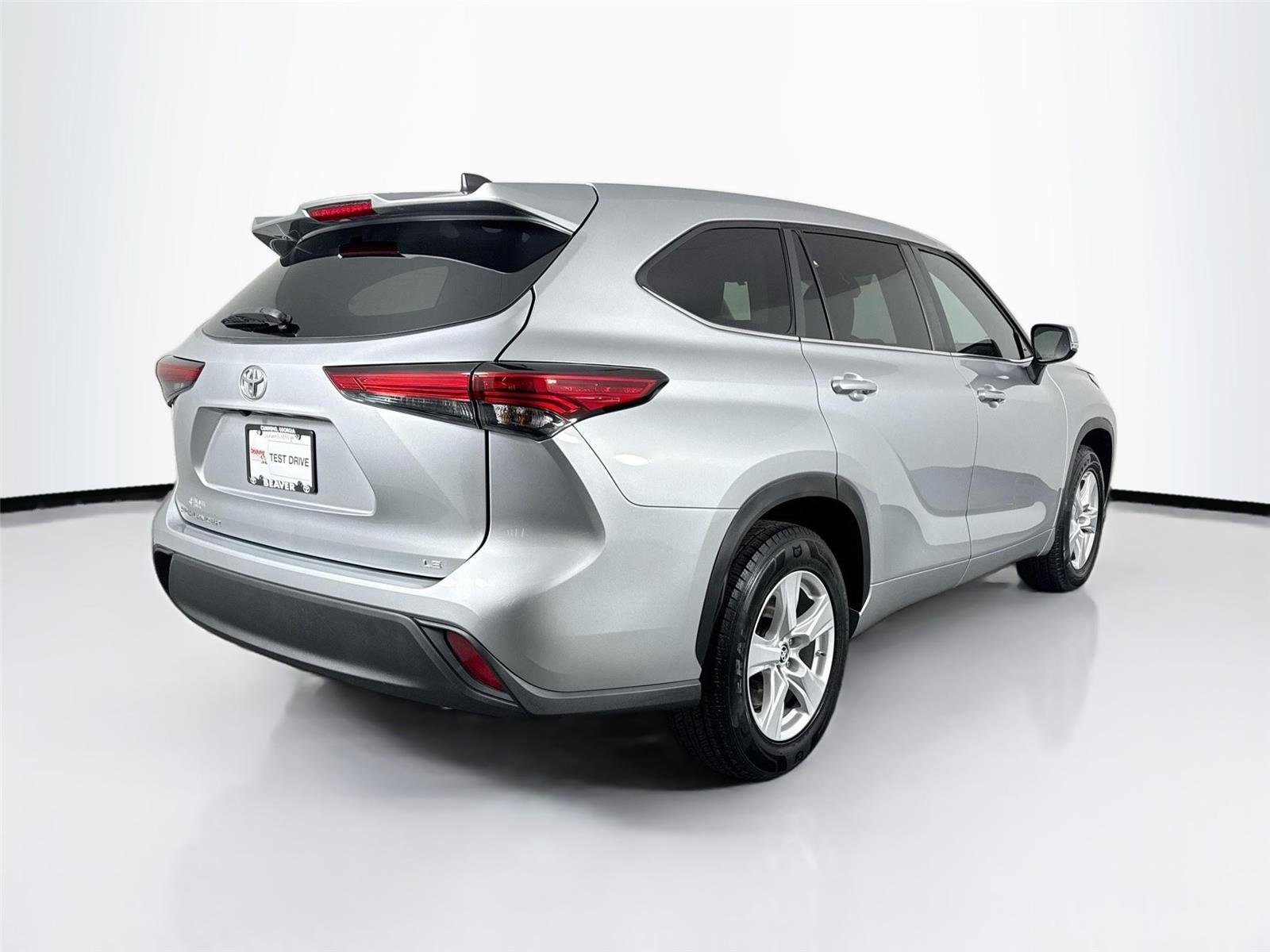 Used 2023 Celestial Silver Metallic Toyota LE image 2