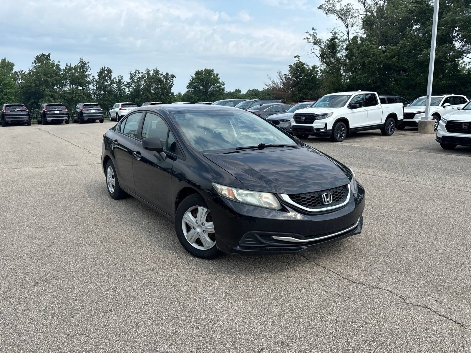 Used 2013 Crystal Black Pearl Honda LX image 16