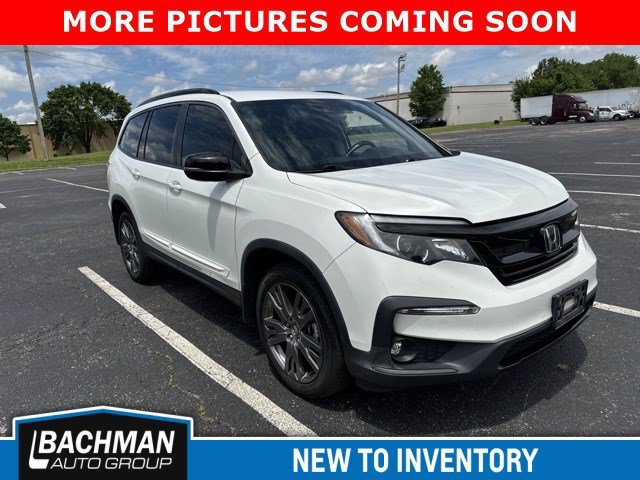 Used 2022 Platinum White Pearl Honda Sport image 2
