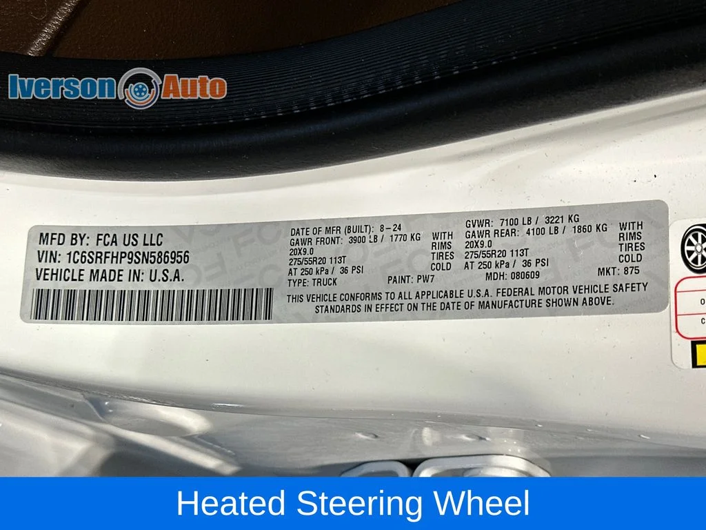 Used 2025 White Ram Limited image 14