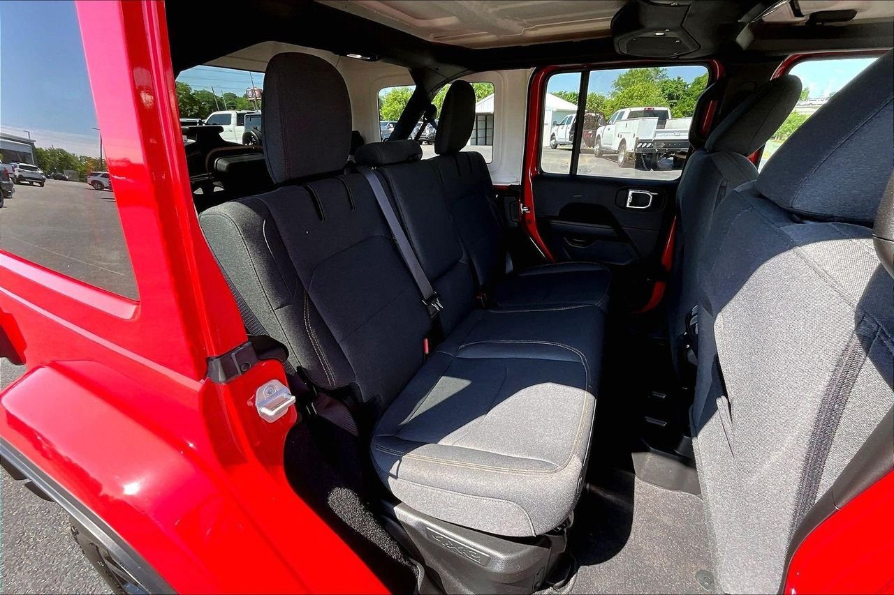 Used 2025 Firecracker Red Clearcoat Jeep Sahara 4xe image 27