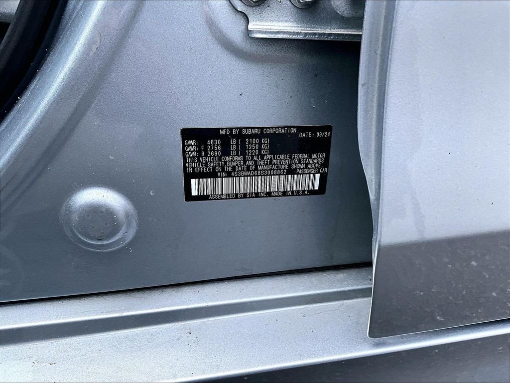 Used 2025 Ice Silver Metallic Subaru Premium image 31