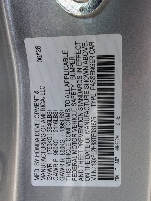 New 2026 Solar Silver Metallic Honda Sport image 19