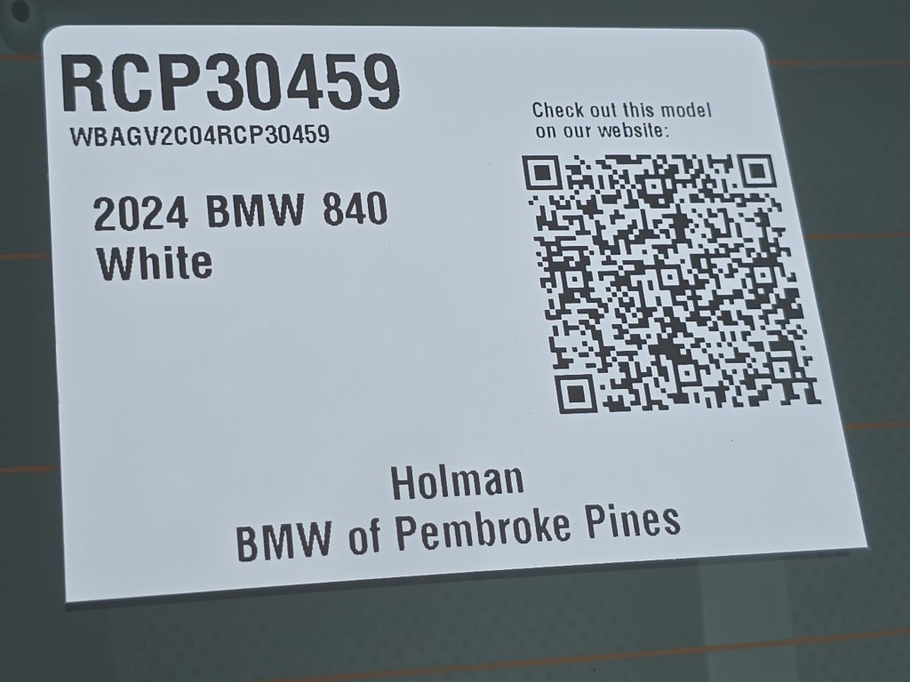 Certified Used 2024 Alpine White BMW 840i Gran Coupe image 27