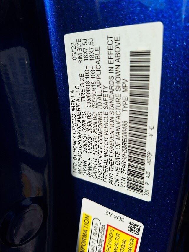 Used 2024 Canyon River Blue Metallic Honda Sport image 37