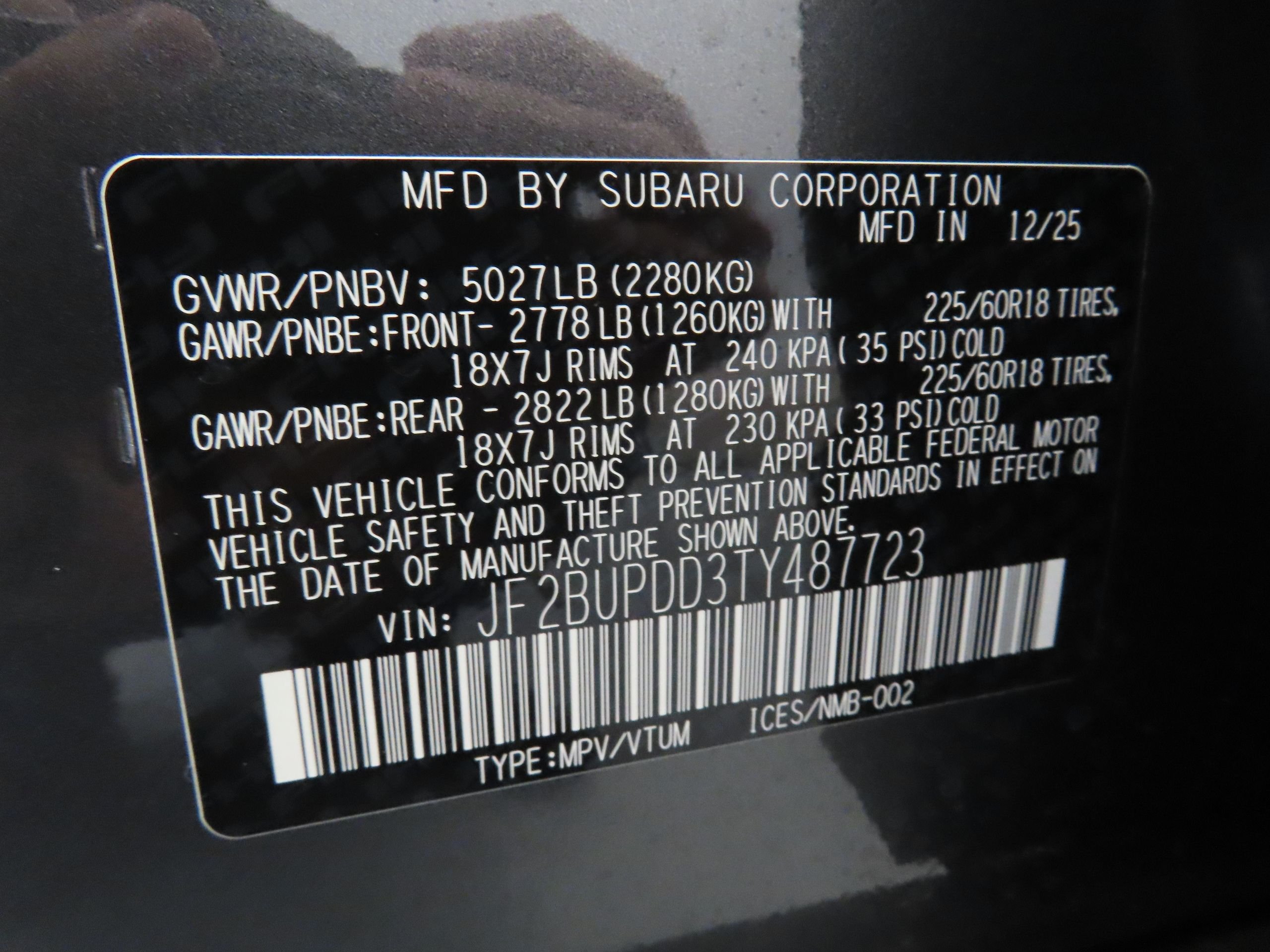 New 2026 MAGNETITE GRAY METALLIC Subaru Limited image 28