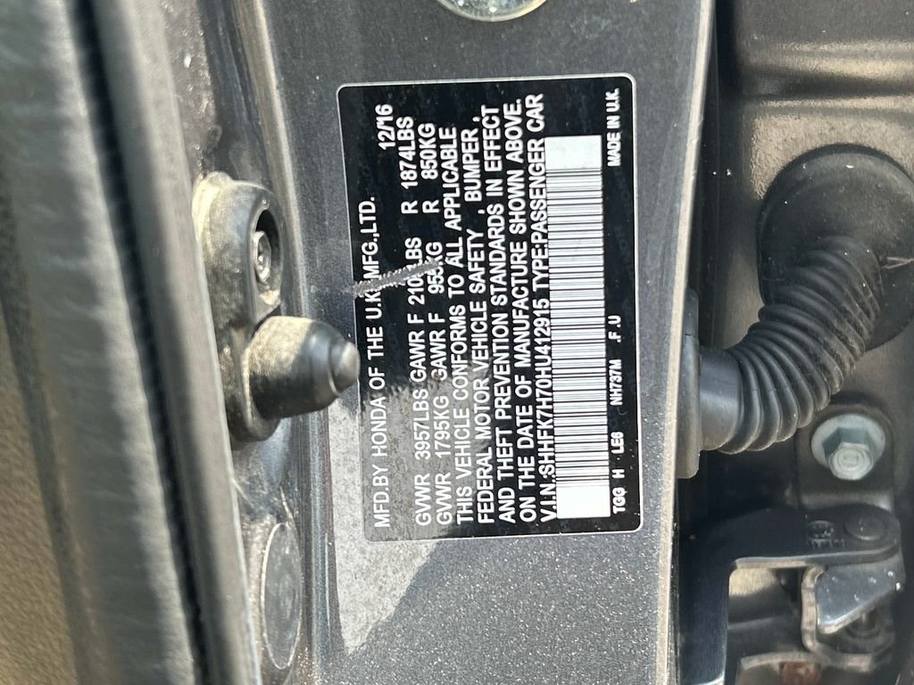 Used 2017 Gray Honda EX-L image 11