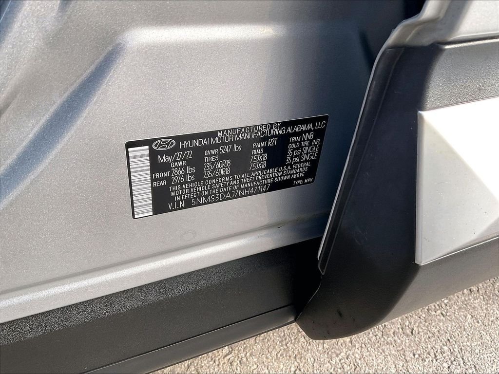 Used 2022 Silver Hyundai SEL image 34