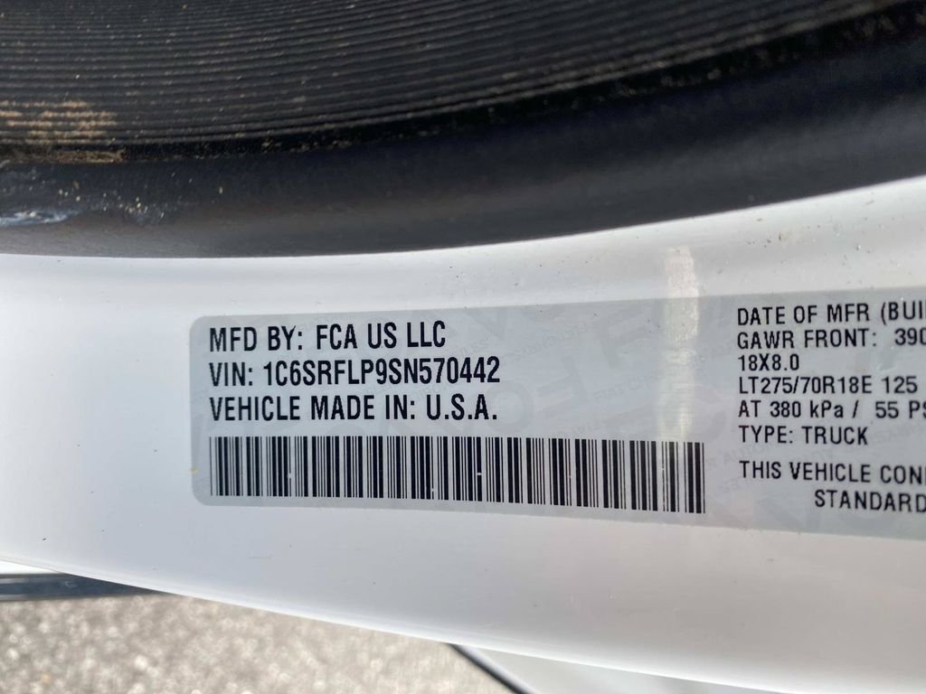 Certified Used 2025 Bright White Clearcoat Ram Rebel image 22